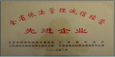企业荣誉-先进企业